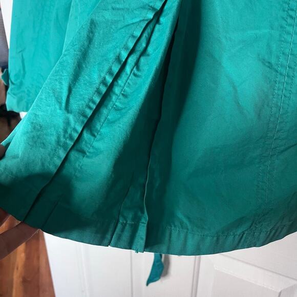 Candies Y2K Trench coat-Size M-Teal with ruffles and bow in the back - Picture 7 of 11
